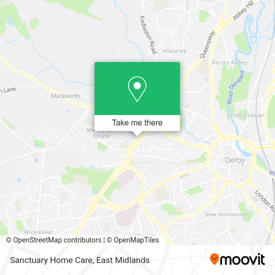 Sanctuary Home Care map