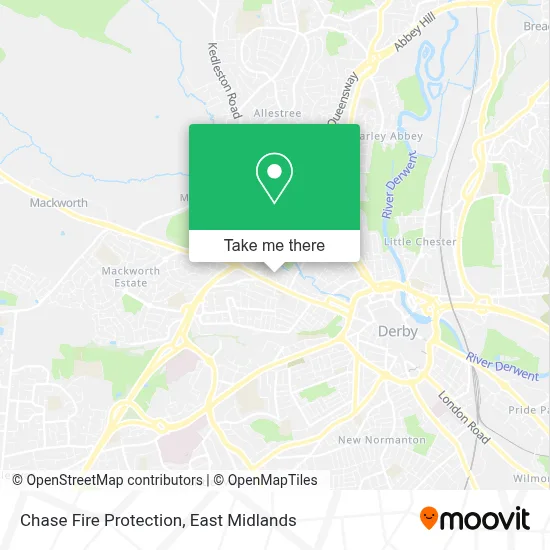 Chase Fire Protection map