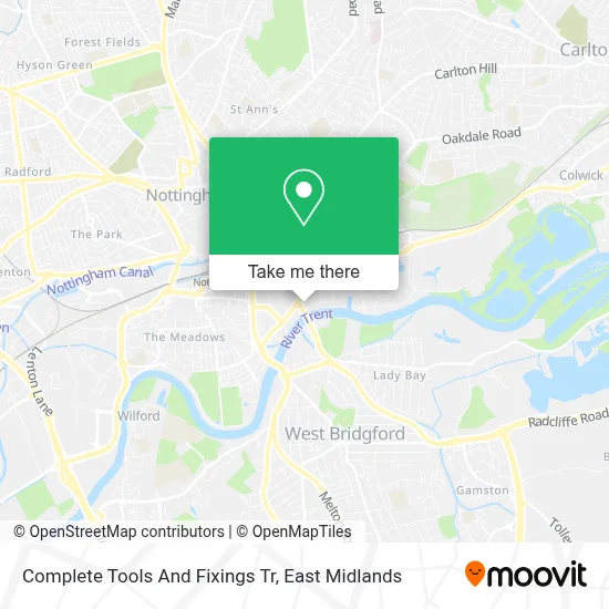 Complete Tools And Fixings Tr map