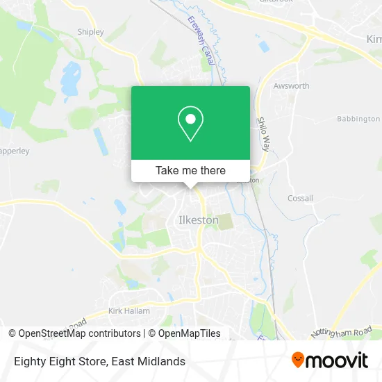 Eighty Eight Store map