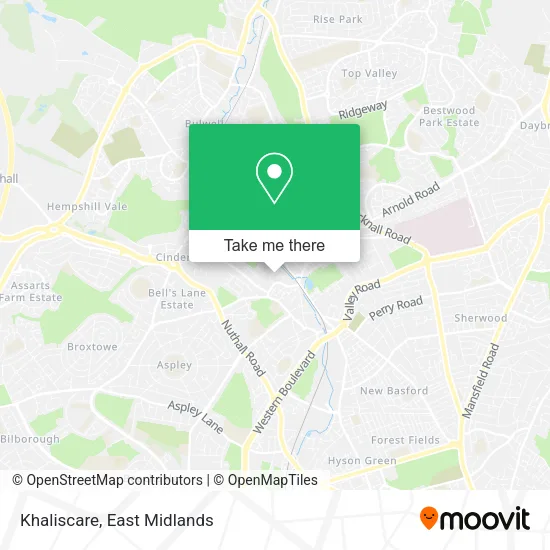 Khaliscare map