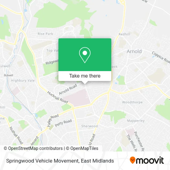 Springwood Vehicle Movement map