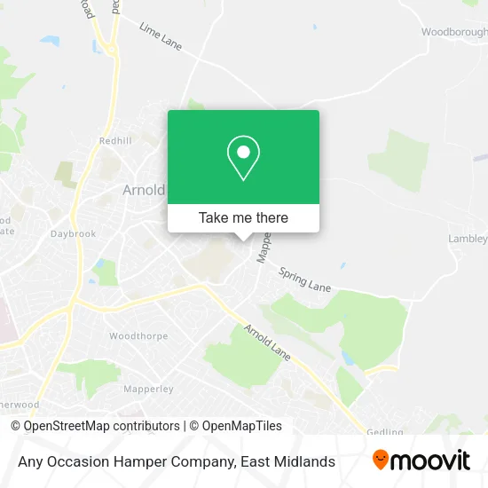 Any Occasion Hamper Company map