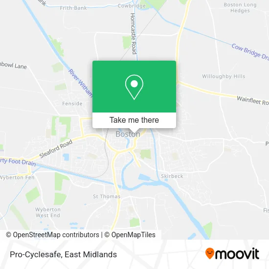 Pro-Cyclesafe map