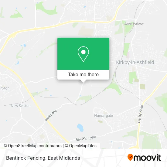 Bentinck Fencing map