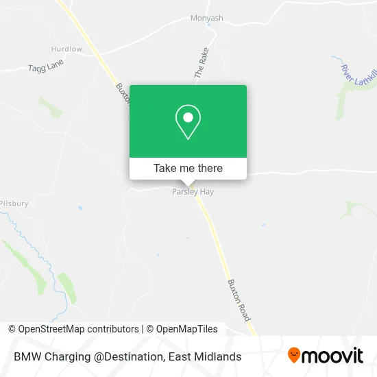 BMW Charging @Destination map