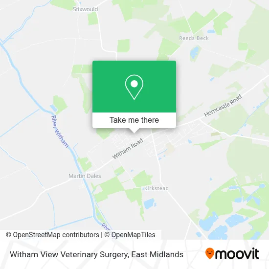 Witham View Veterinary Surgery map