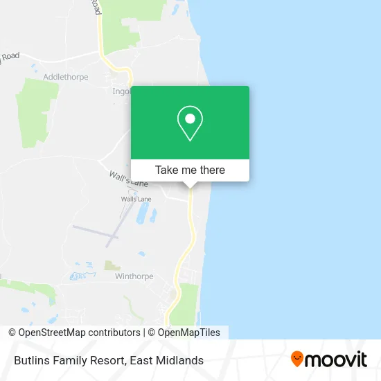 Butlins Family Resort map