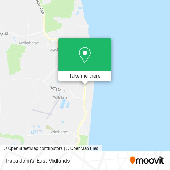 Papa John's map