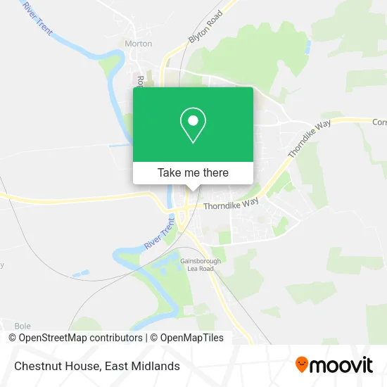 Chestnut House map