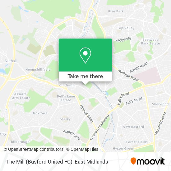 The Mill (Basford United FC) map