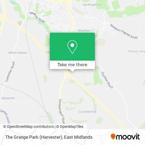 The Grange Park (Harvester) map