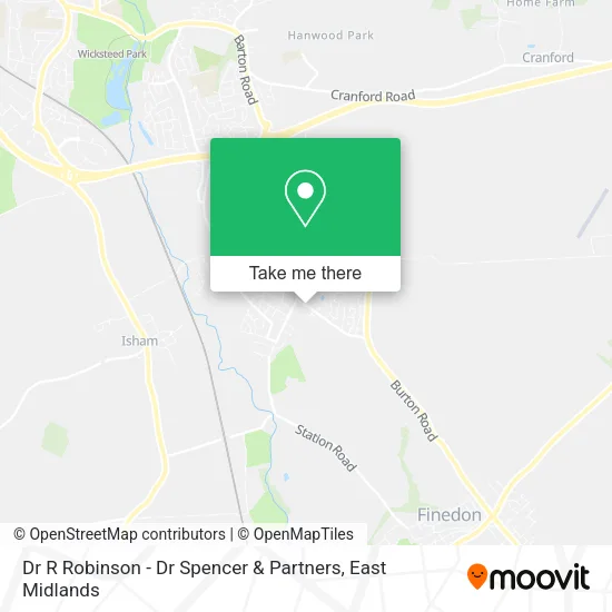 Dr R Robinson - Dr Spencer & Partners map