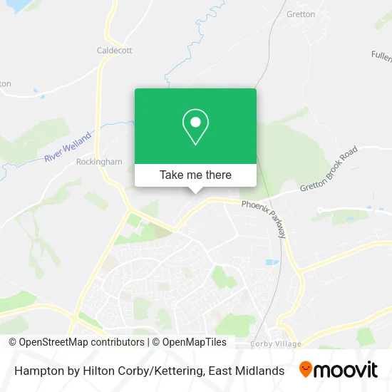 Hampton by Hilton Corby / Kettering map