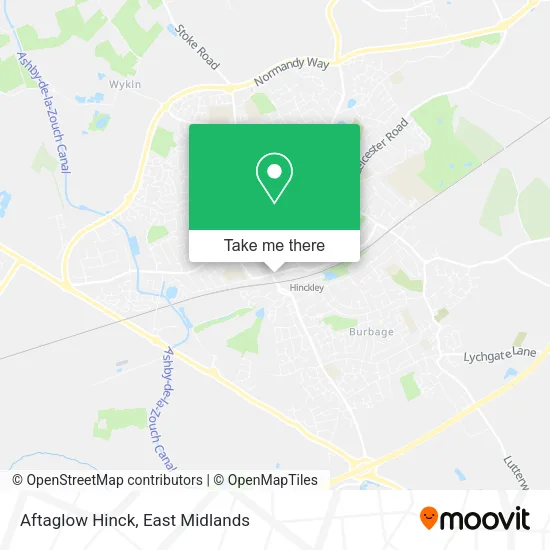 Aftaglow Hinck map