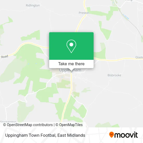 Uppingham Town Footbal map