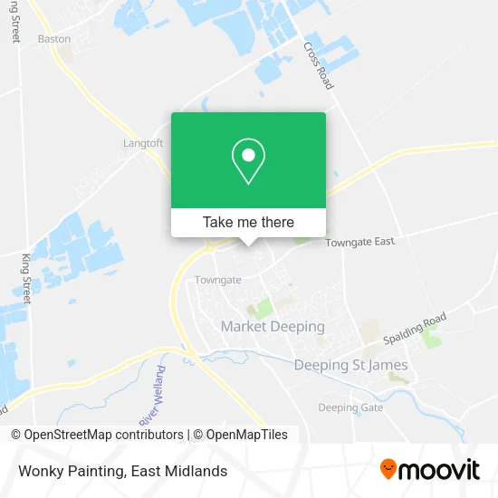 Wonky Painting map