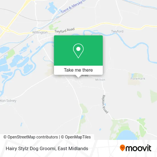 Hairy Stylz Dog Groomi map