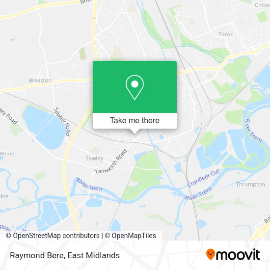 Raymond Bere map