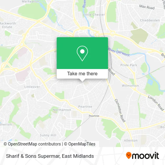 Sharif & Sons Supermar map