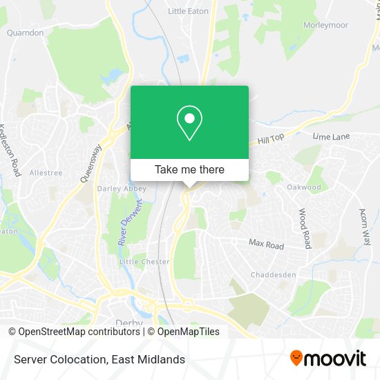 Server Colocation map
