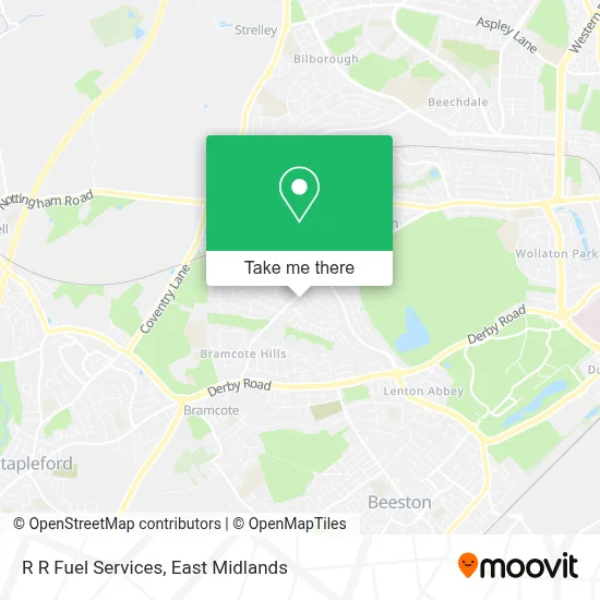 R R Fuel Services map