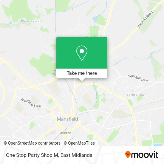 One Stop Party Shop M map