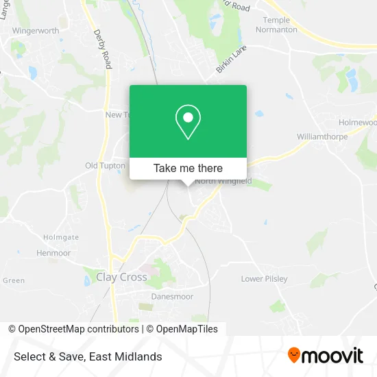 Select & Save map