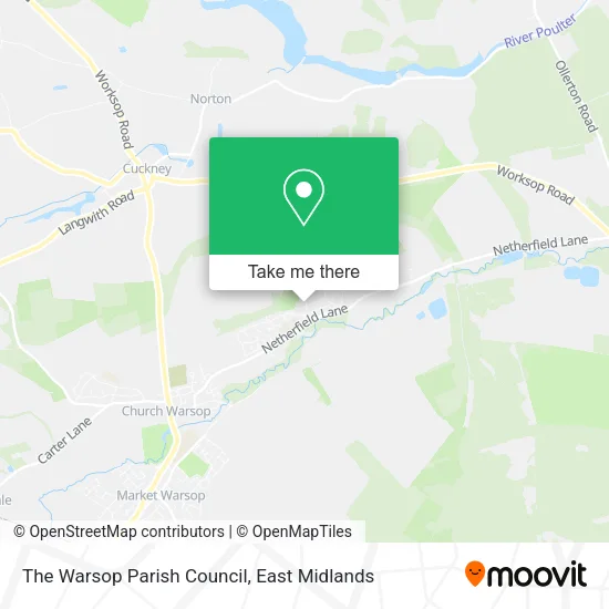 The Warsop Parish Council map