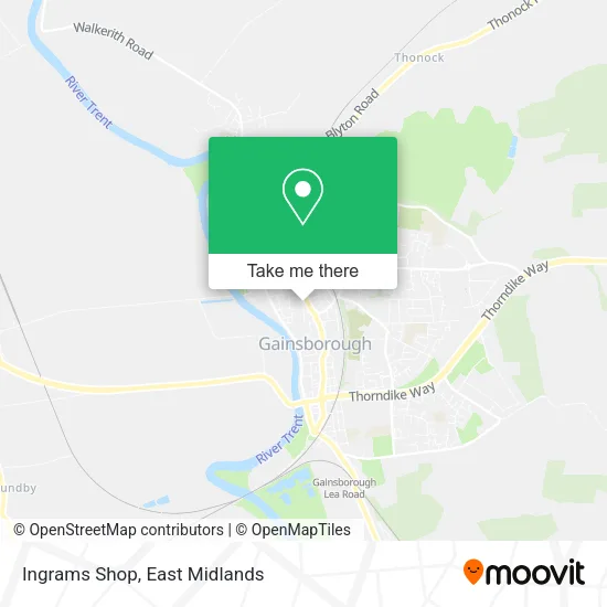 Ingrams Shop map