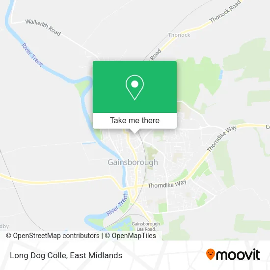 Long Dog Colle map