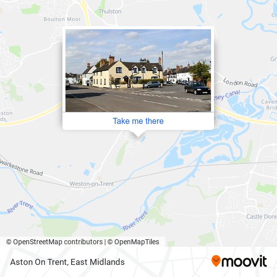 Aston On Trent map