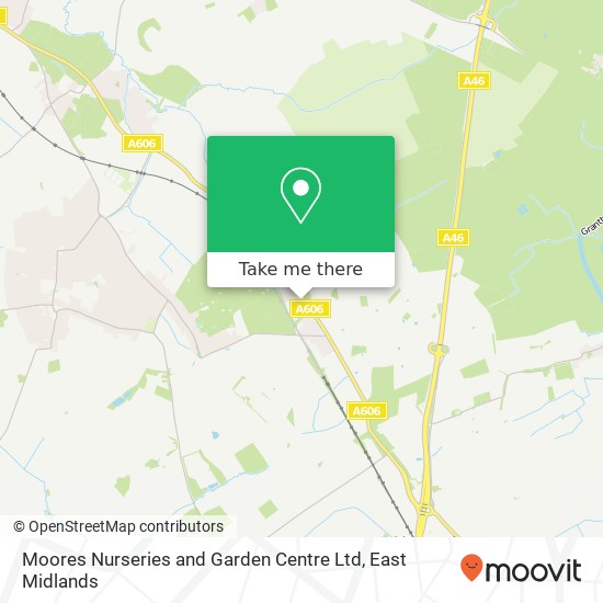 Moores Nurseries and Garden Centre Ltd map