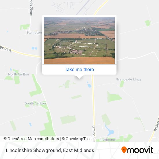 Lincolnshire Showground map