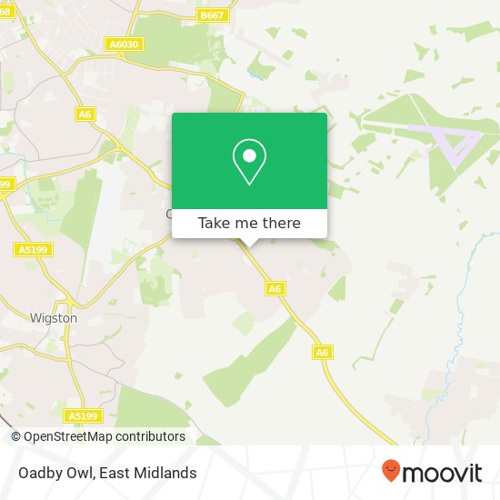 Oadby Owl map