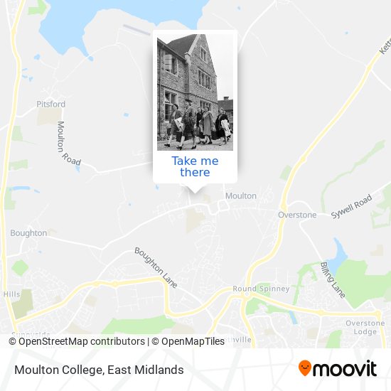 Moulton College map