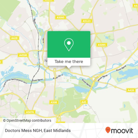 Doctors Mess NGH map