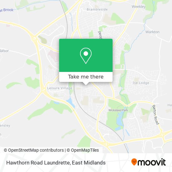 Hawthorn Road Laundrette map