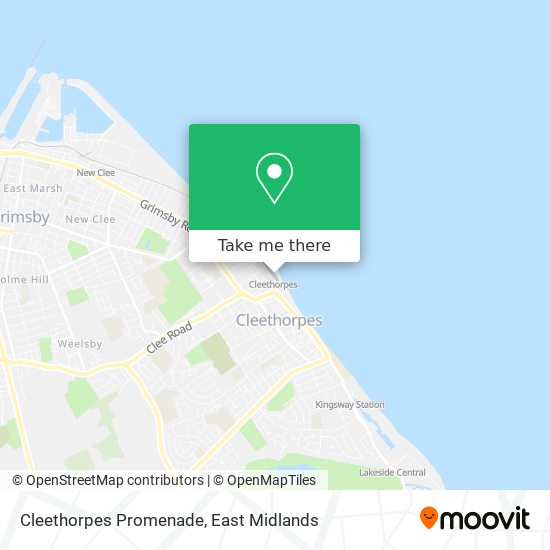 Cleethorpes Promenade map