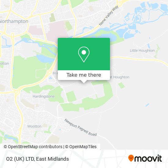 O2 (UK) LTD map