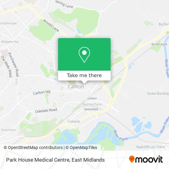 Park House Medical Centre map