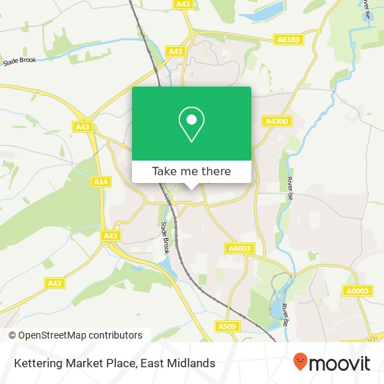 Kettering Market Place map