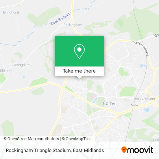 Rockingham Triangle Stadium map