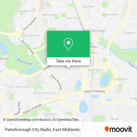 Peterborough City Radio map