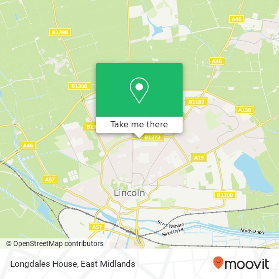 Longdales House map