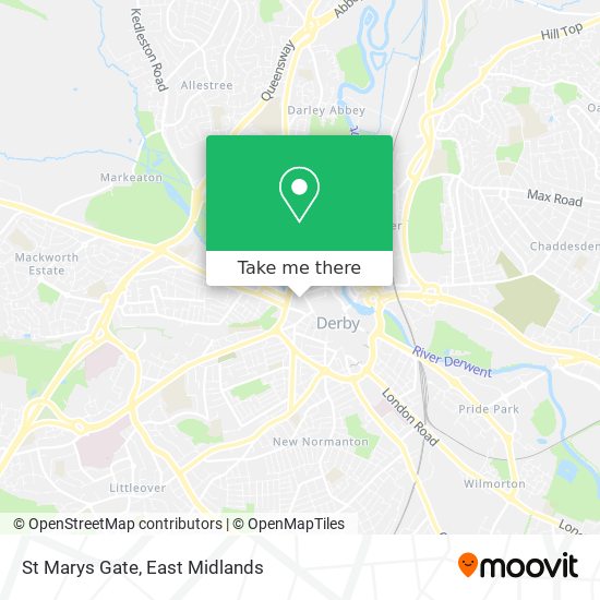 St Marys Gate map
