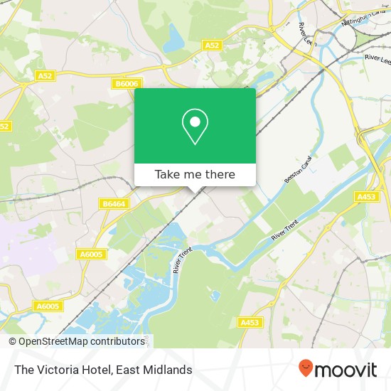 The Victoria Hotel map