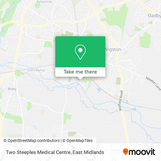 Two Steeples Medical Centre map