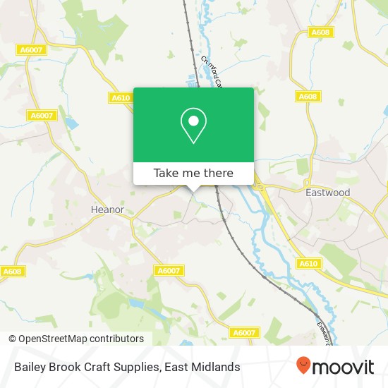 Bailey Brook Craft Supplies map