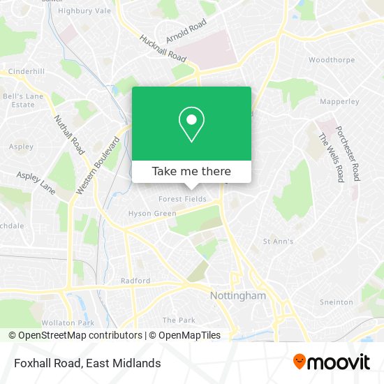 Foxhall Road map